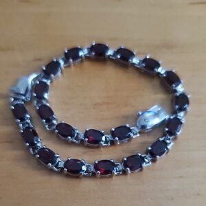 Sterling 925 , Tennis  bracelet 7"